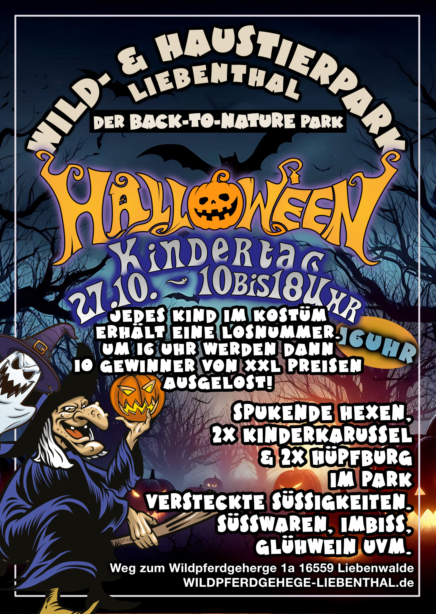 Haustierpark Liebenthal Halloween 2024